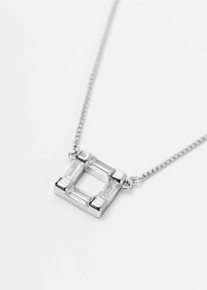 DEPARTMENT Silver And Rhinestone BIANJIE Necklace - Silver