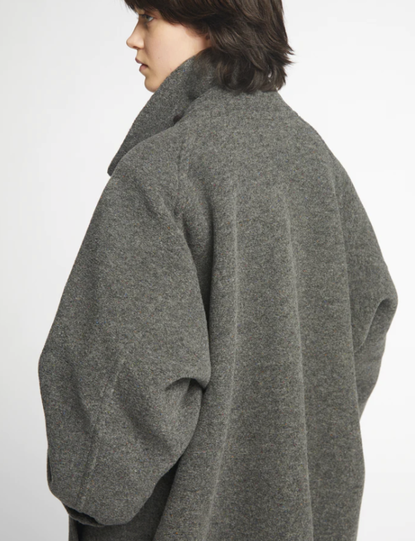 Girls of Dust Reversible Doppio Nippy Army Trench - Grey/Black