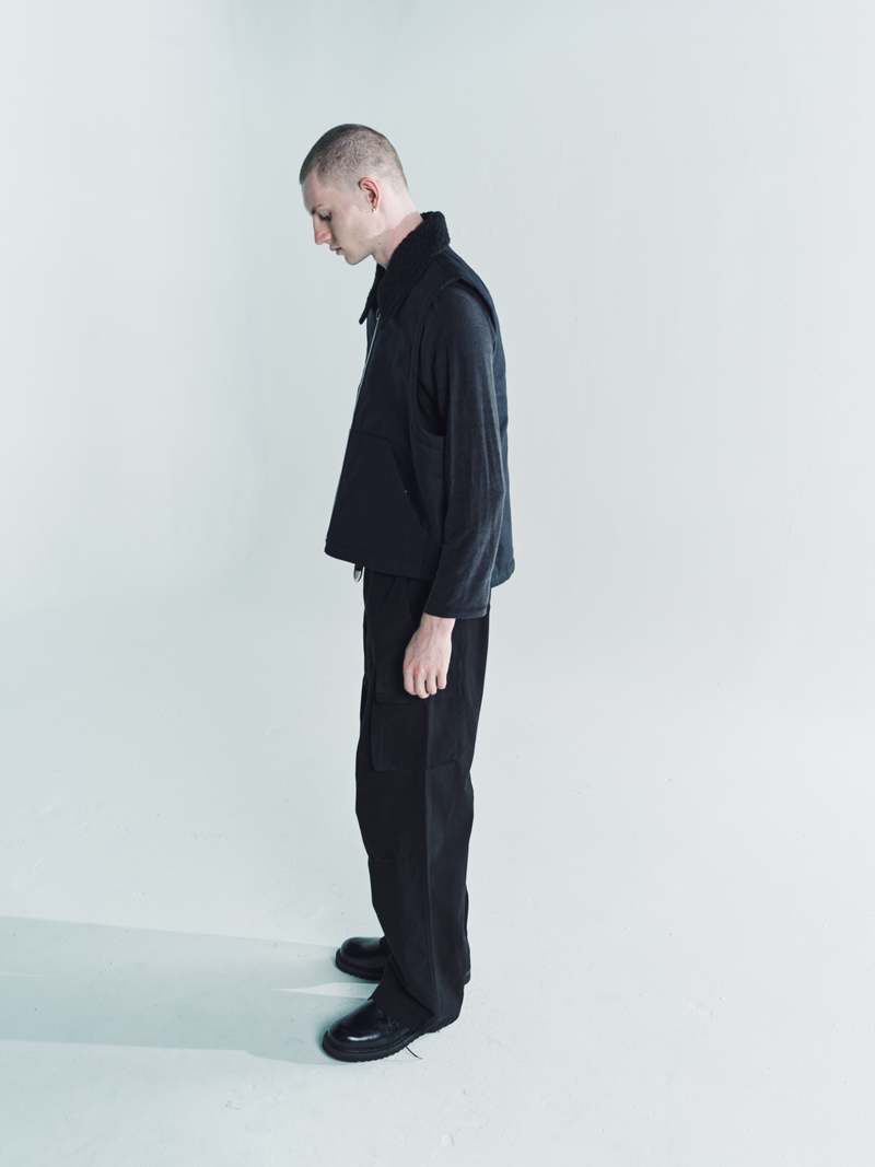 Our Legacy Highland Cotton Grizzly Vest - Black | Garmentory