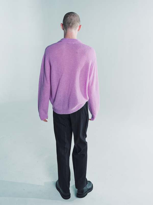 Our Legacy Fuzzy Alpaca Evening Polo - Candyfloss | Garmentory Our Legacy Fuzzy Alpaca Evening Polo - Candyfloss | Garmentory