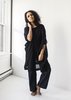 Uzi Gauze Dress in Black - Thumbnail 2