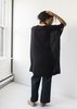 Uzi Gauze Dress in Black - Thumbnail 5