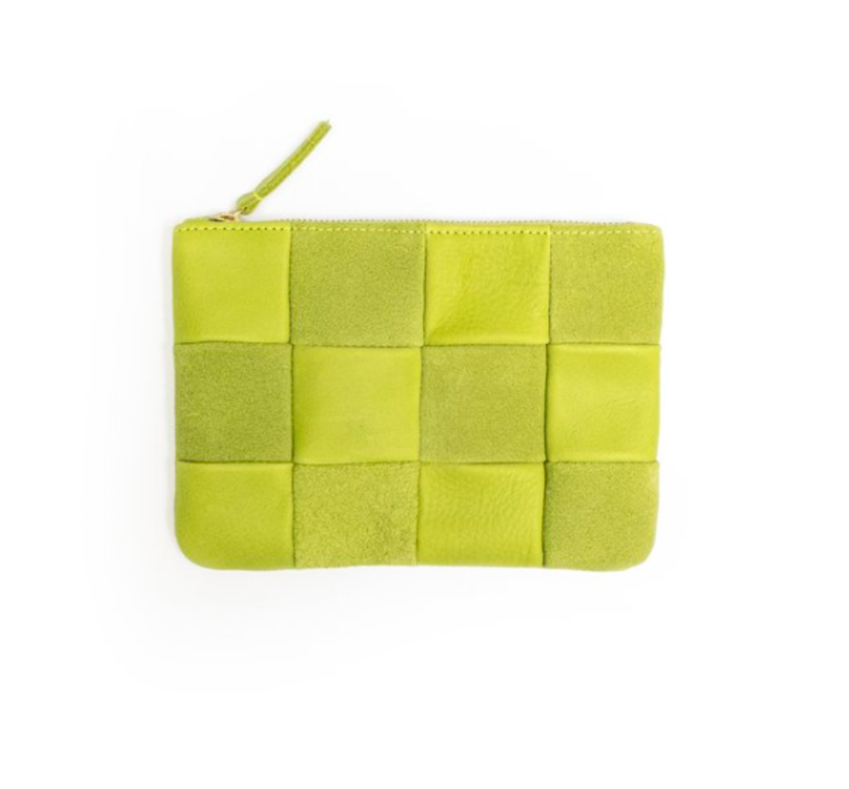 Primecut Leather Pouch - Lime Checkered - Image 1 of 2