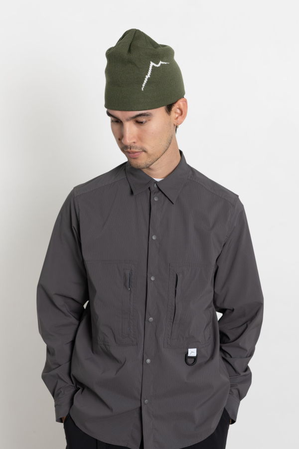 Logo Beanie Short Olive