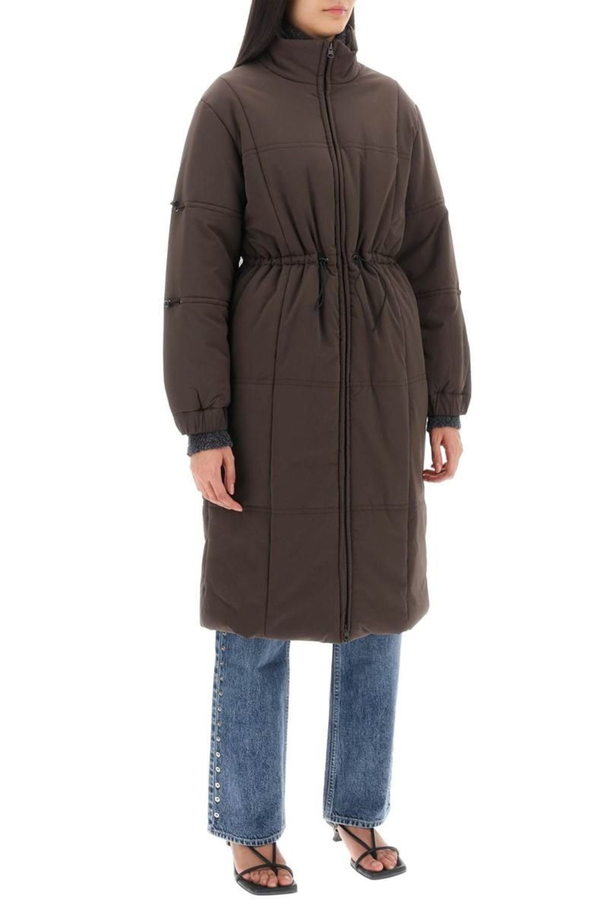 Paloma Wool mist midi puffer jacket - Brown | Garmentory