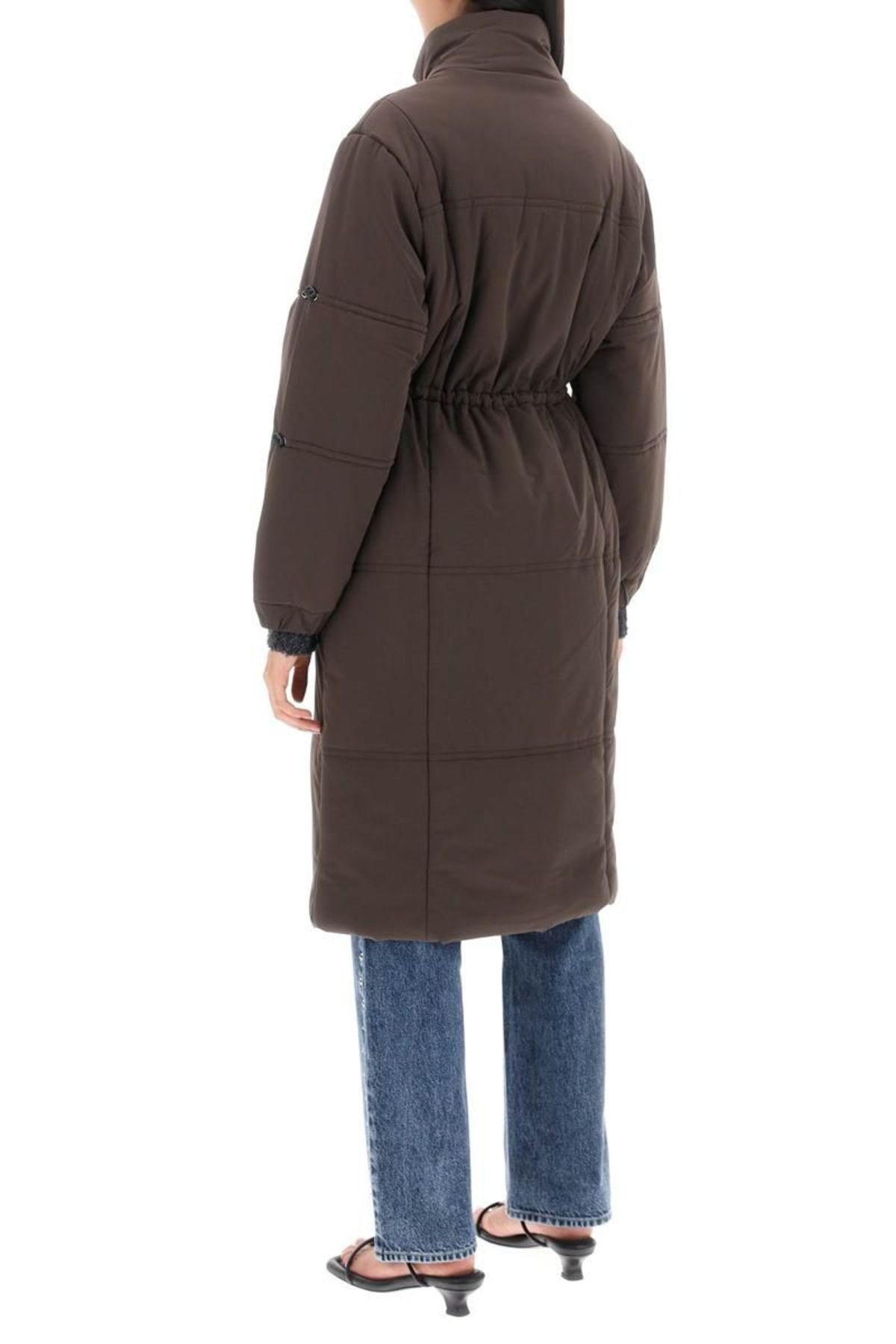 Paloma Wool mist midi puffer jacket - Brown | Garmentory