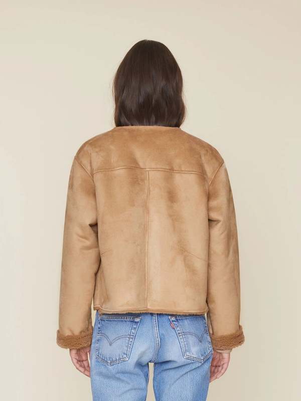 Xirena Thayer Suede Jacket - Driftwood | Garmentory
