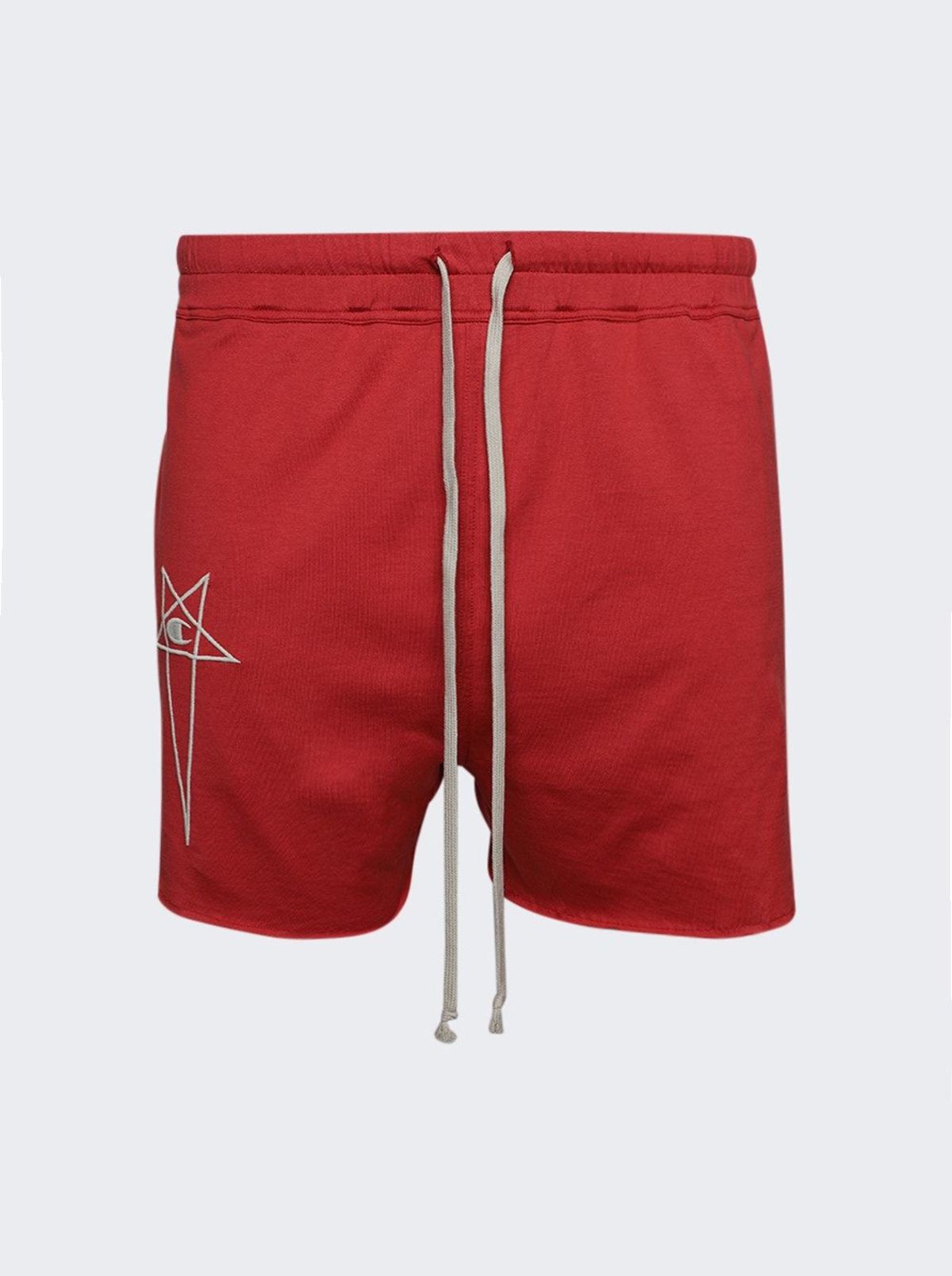 Rick Owens X Champion Dolphin Boxer Shorts - Carnelian Red