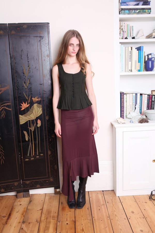 Paloma Wool Jessy Skirt - Burgundy