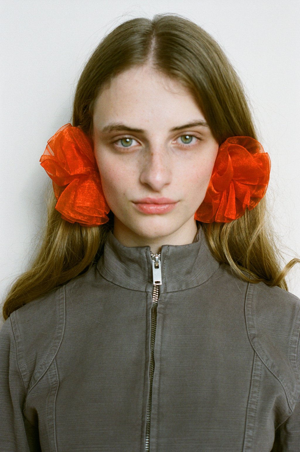 PALOMA WOOL Big Celine Earrings - Red | Garmentory