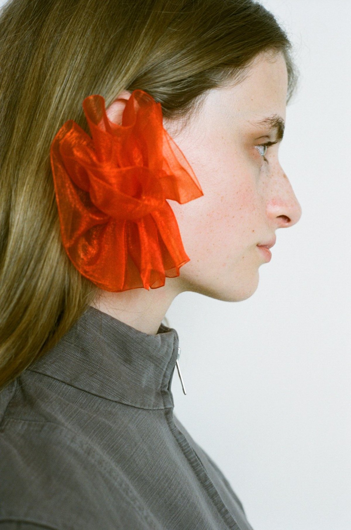 PALOMA WOOL Big Celine Earrings - Red | Garmentory