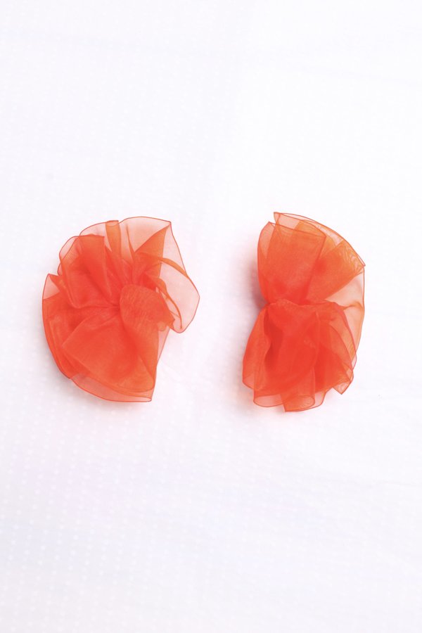 PALOMA WOOL Big Celine Earrings - Red | Garmentory