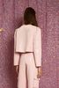 Sister Jane Headline Sequin Bow Jacket - Pale Pink - Thumbnail 6