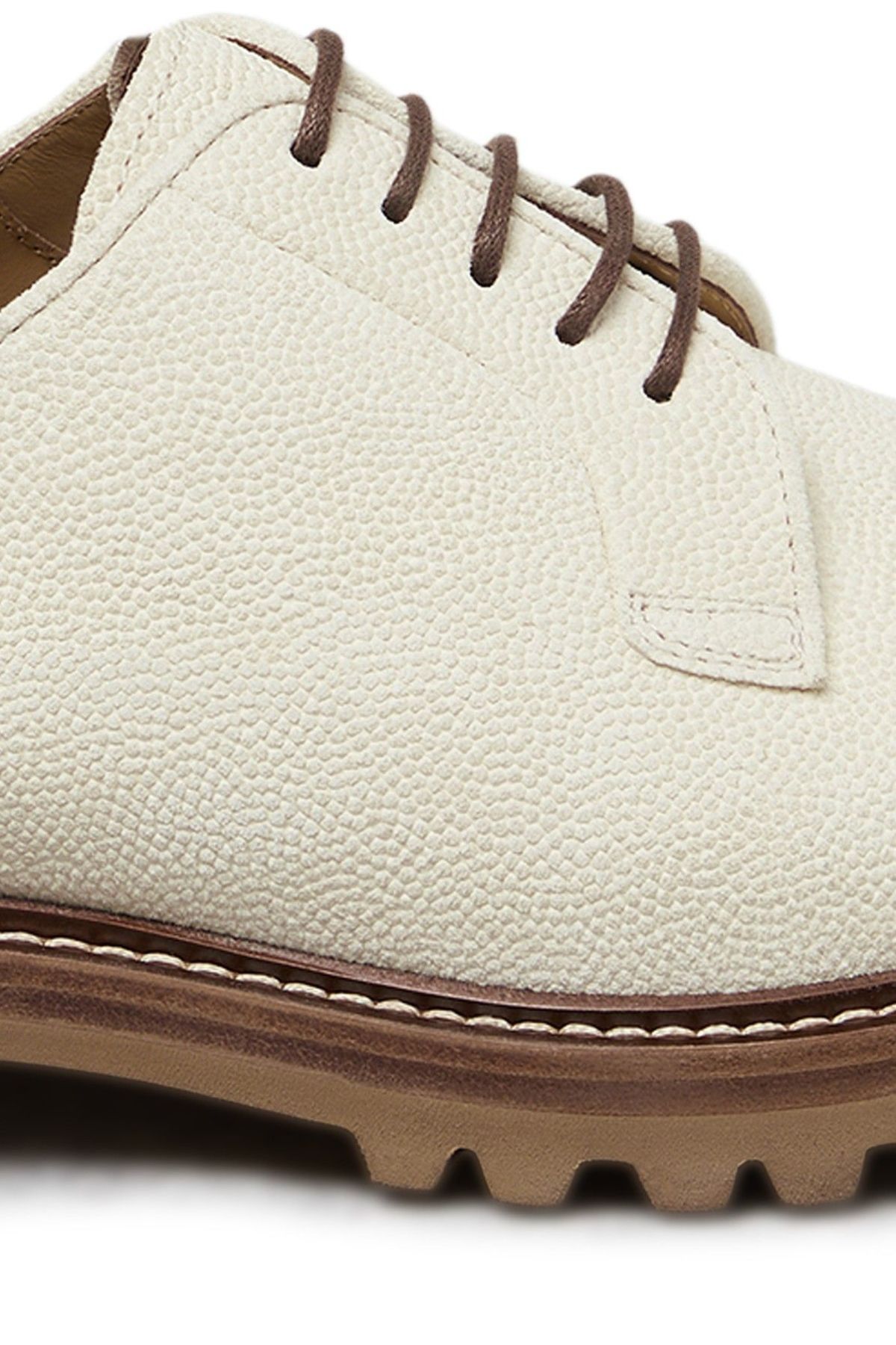 Brunello Cucinelli Calfskin Derby shoes - Panama | Garmentory