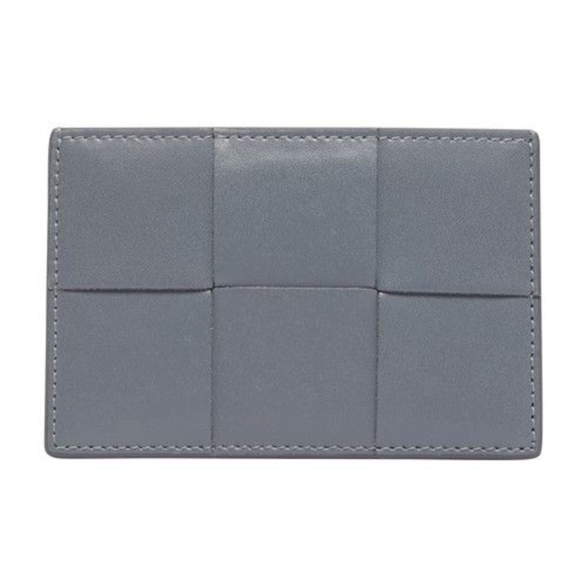 ★BOTTEGA VENETA★ Intrecciato Card Holder Light Grey 162150 Bottega Veneta Intrecciato Card Holder (Gray) 162150 V001N