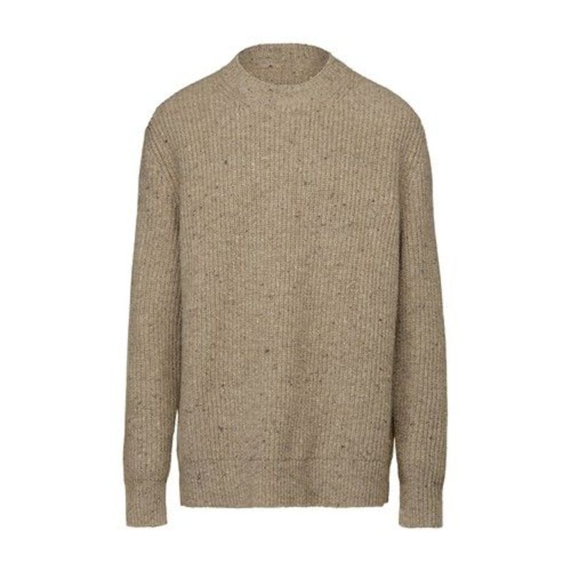 Maison Margiela Donegal Classic Knit Sweater - Walnut | Garmentory