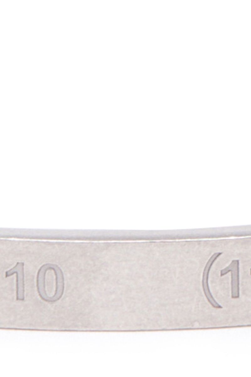 ★Maison Margiela★ Number Logo Twist Bracelet Silver SM1UY0 Maison Margiela Twisted number-engraved Bracelet | Silver