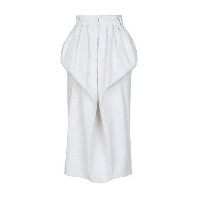 Maison Margiela Denim Gathered skirt | Garmentory