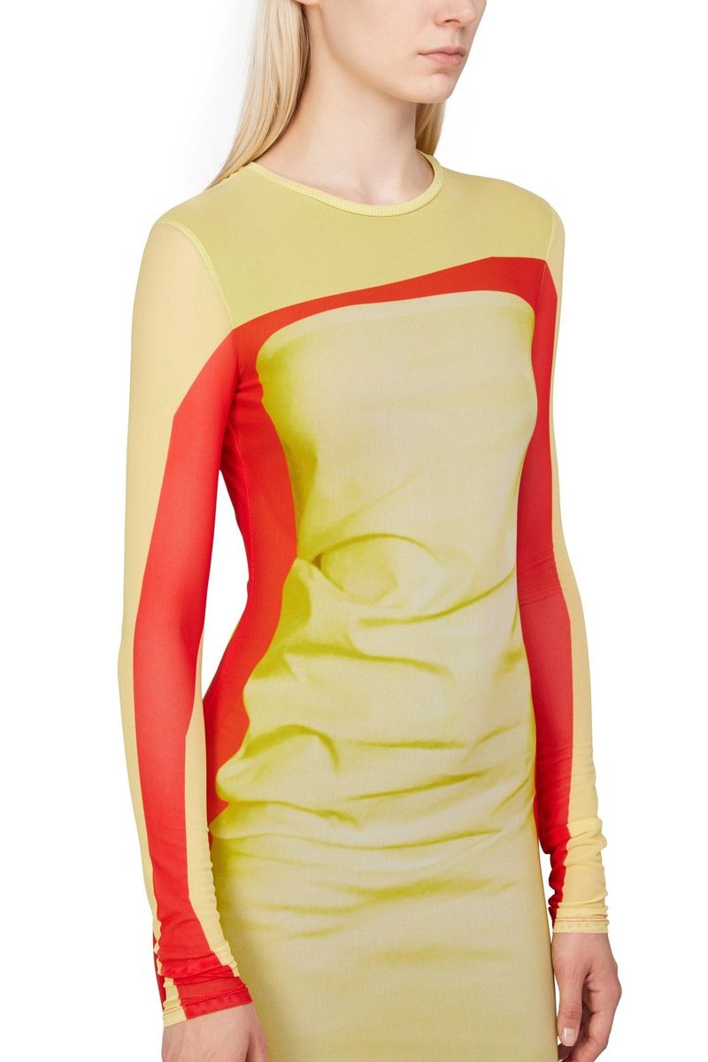 視線を集めて◇チューブ Dress◇LOEWE Trompe l'oeil tube dress | Garmentory