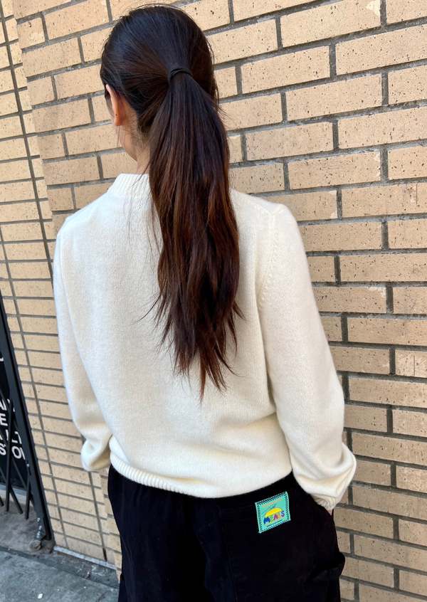 【GANNI】Graphic O-neck Pullover Bees GANNI】GRAPHIC BEES O-NECK PULLOVER | idealclasse