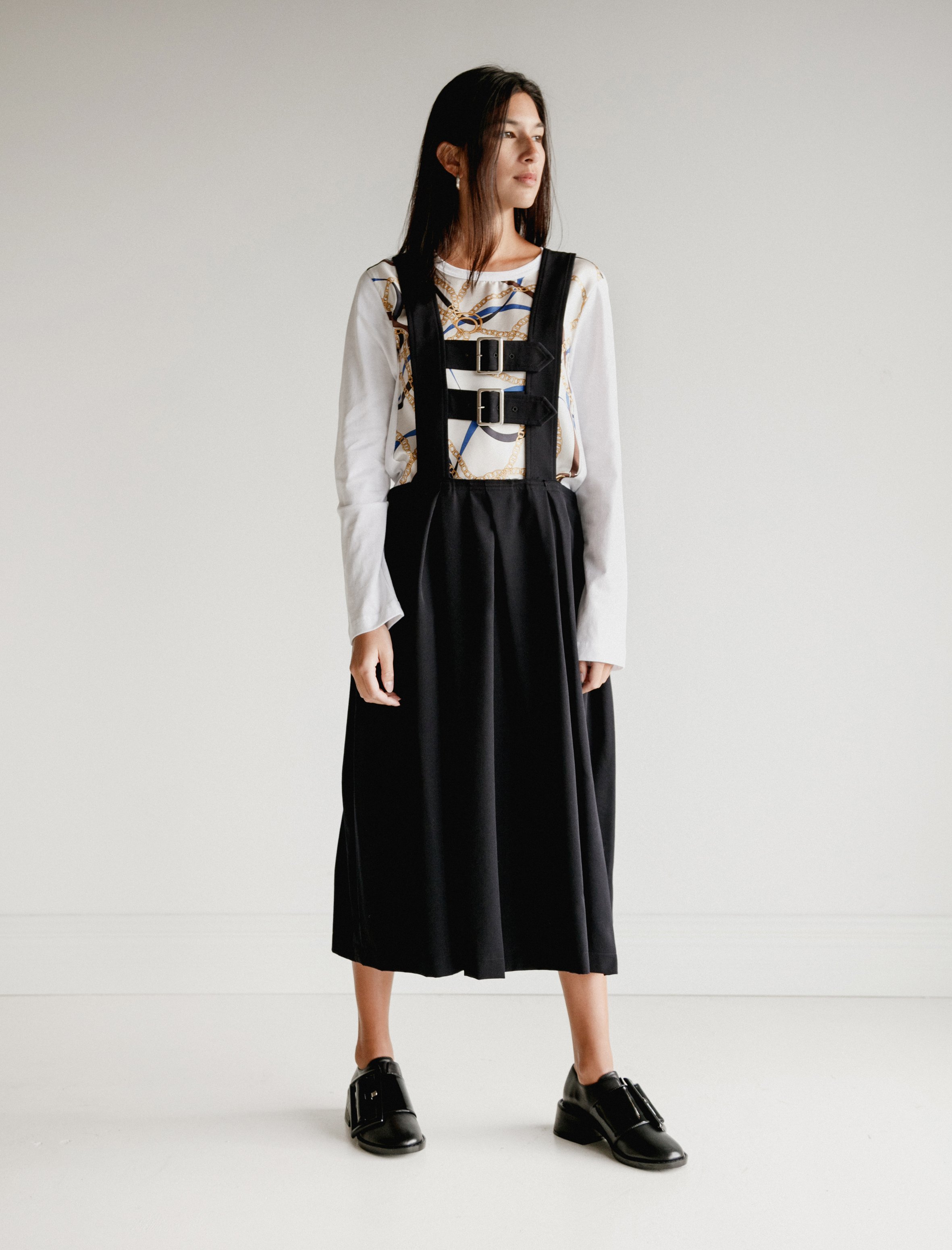 Comme des Garcons Buckle Suspender Skirt | Garmentory 