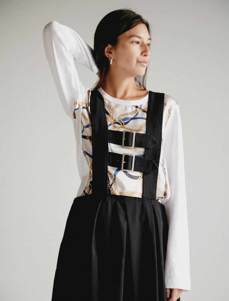 Comme des Garcons Buckle Suspender Skirt | Garmentory