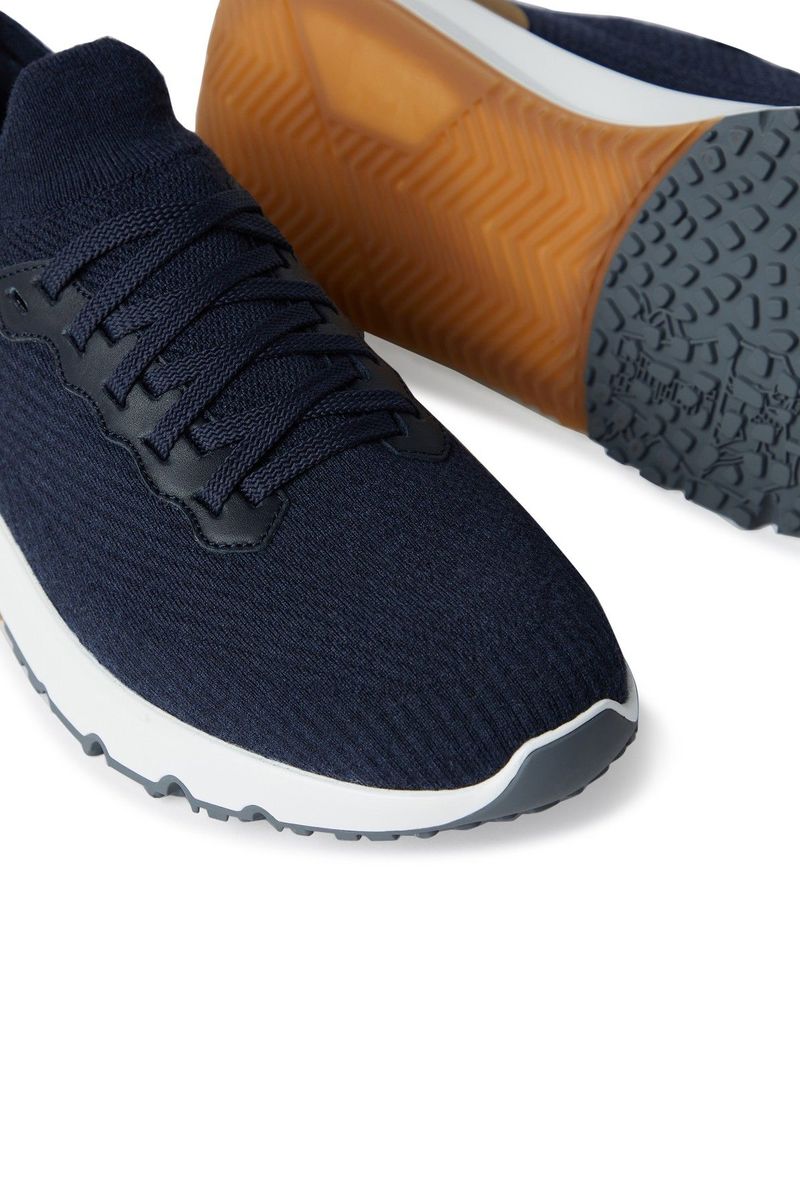 Brunello Cucinelli Knit sneakers - Blue | Garmentory