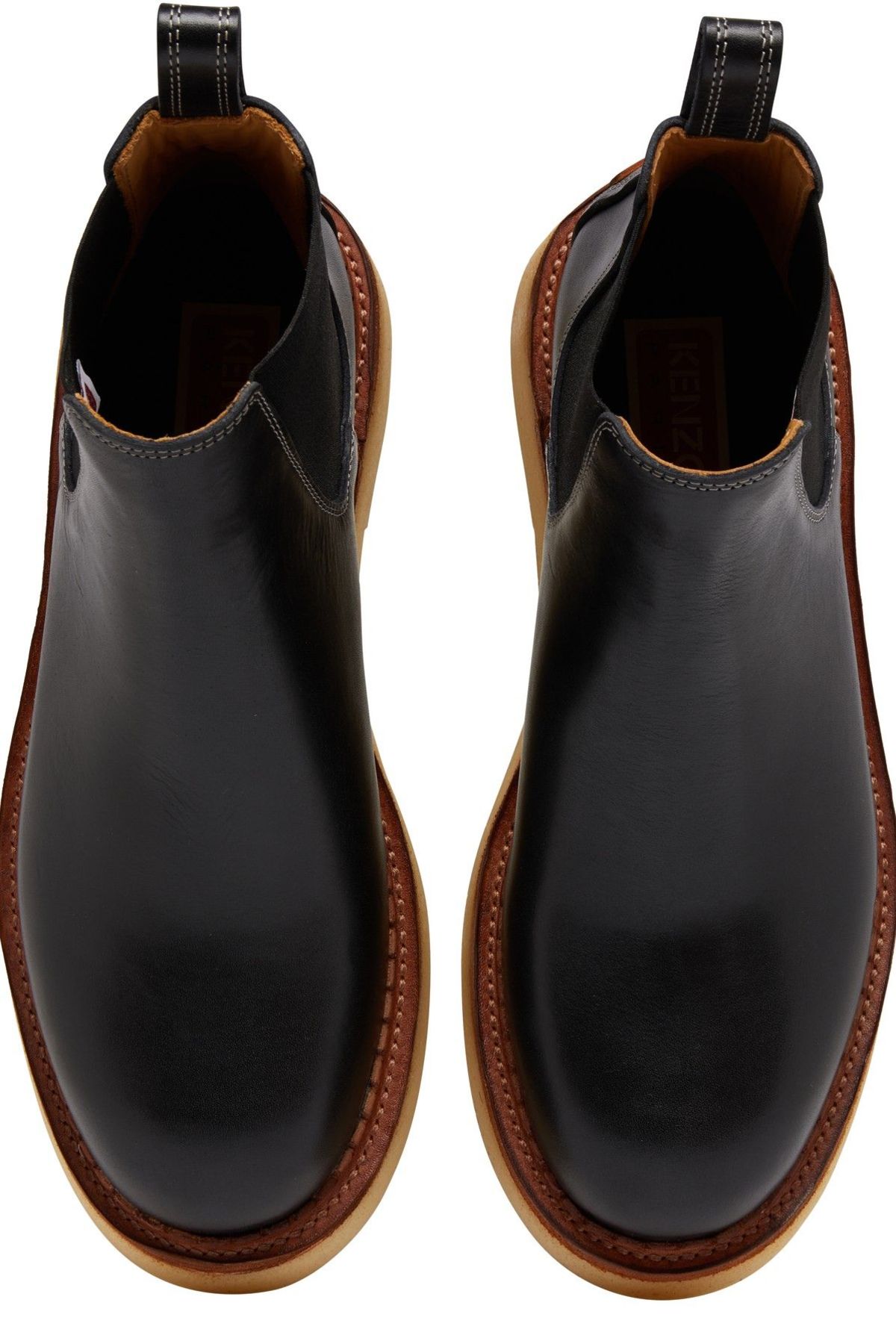 新品】KENZO SMILE CHELSEA BOOTS ブラウン38