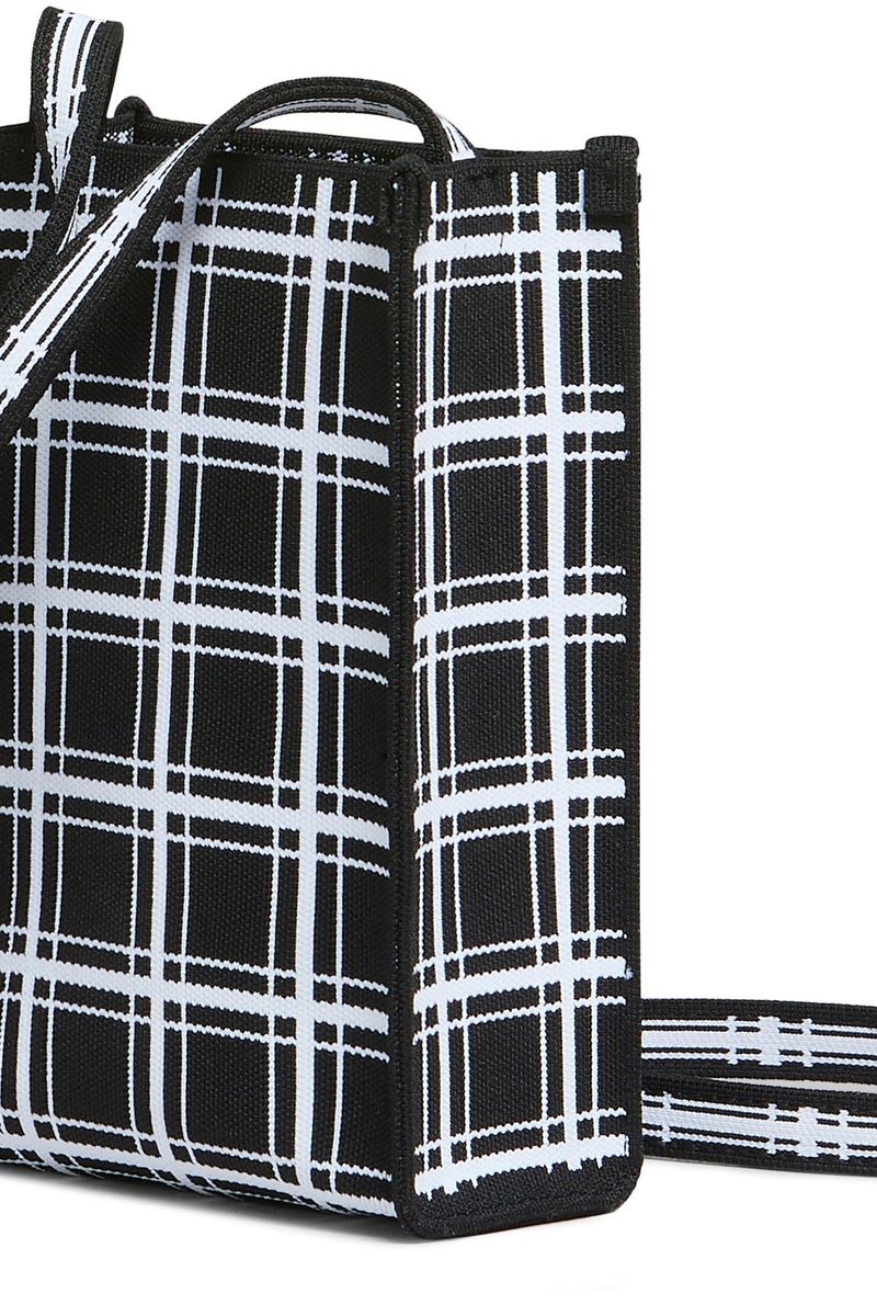 ★MARNI★ Mini Jacquard Check Shoulder Bag Black White SBMQ0 Marni Mini jacquard shoulder bag - Black/White | Garmentory