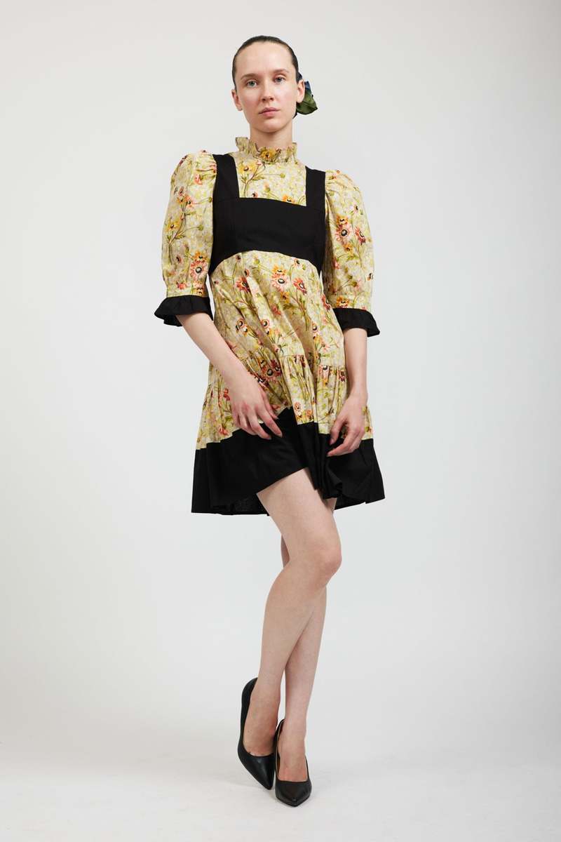 BATSHEVA Mini Ruthin Dress - Witton Floral BATSHEVA Mini Ruthin Dress - Witton Floral