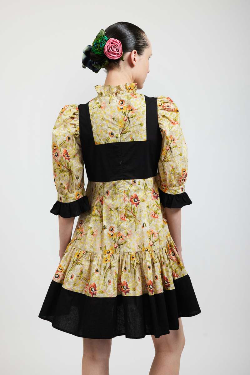 BATSHEVA Mini Ruthin Dress - Witton Floral BATSHEVA Mini Ruthin Dress - Witton Floral