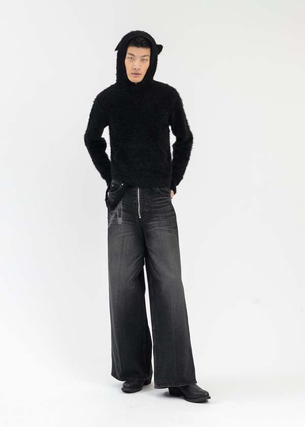 MASU ANIMAL JACK HOODIE - BLACK | Garmentory