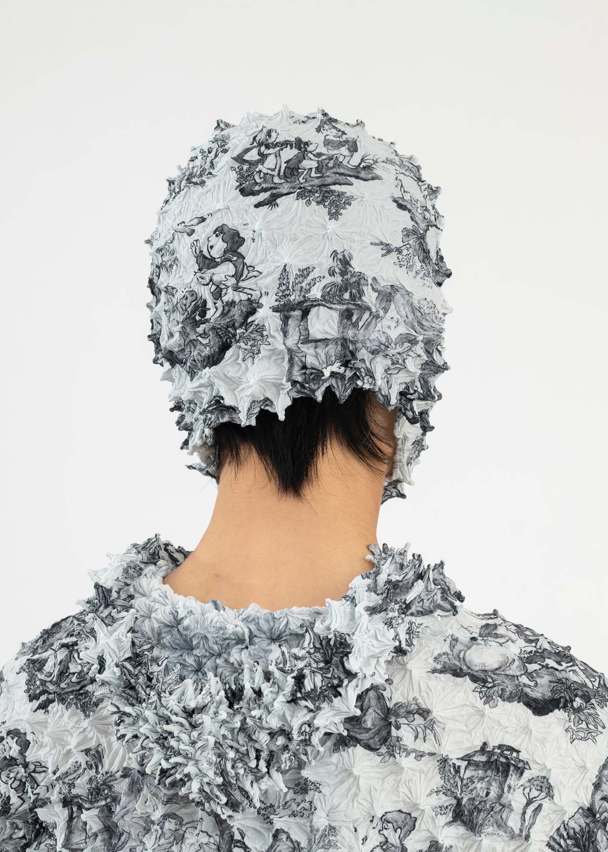 MASU COMIC TOILE DE JOUY SPIKY MASK - BLACK | Garmentory