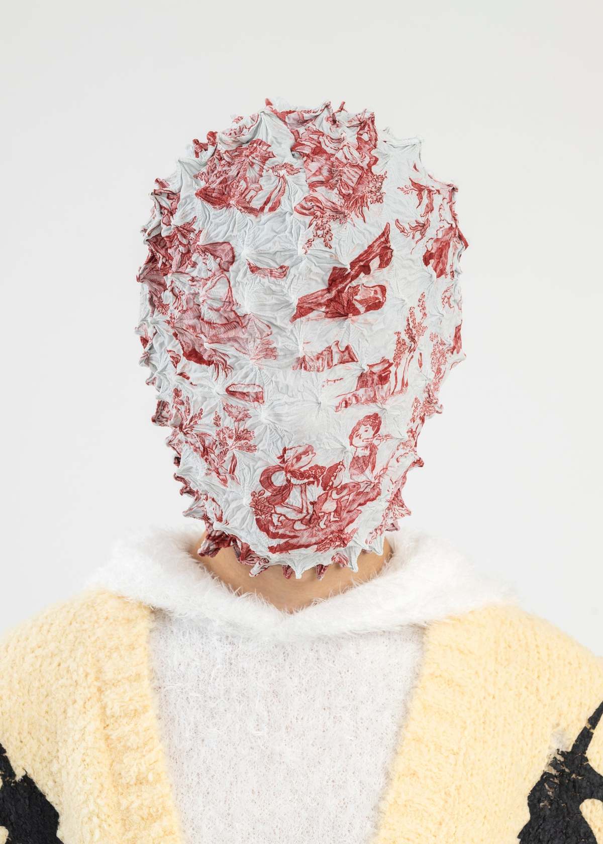 MASU COMIC TOILE DE JOUY SPIKY MASK - RED | Garmentory