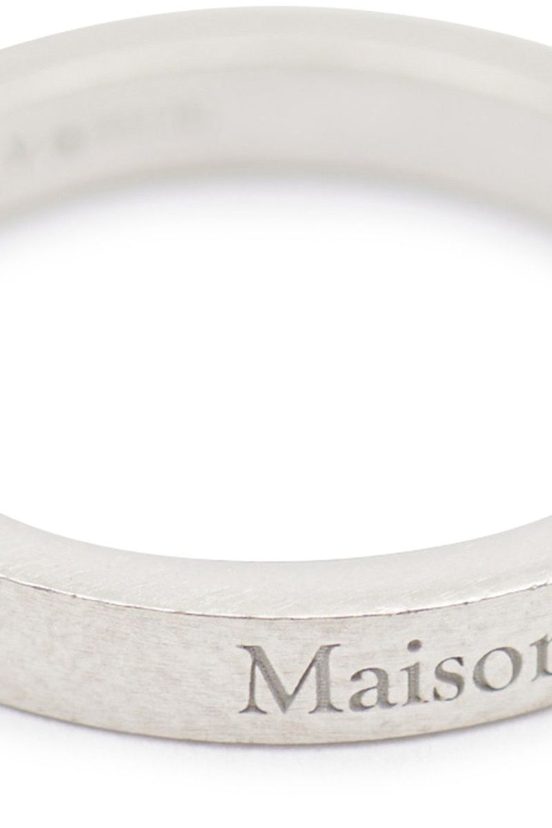 【MAISON MARGIELA】Logo Ring Palladium Maison Margiela Logo ring - Palladium | Garmentory