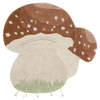 Lorena Canals Mushroom Boletus Washable Rug - Brown - Thumbnail 5