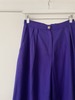 Vintage Raw Silk Trouser - Violet - Thumbnail 2