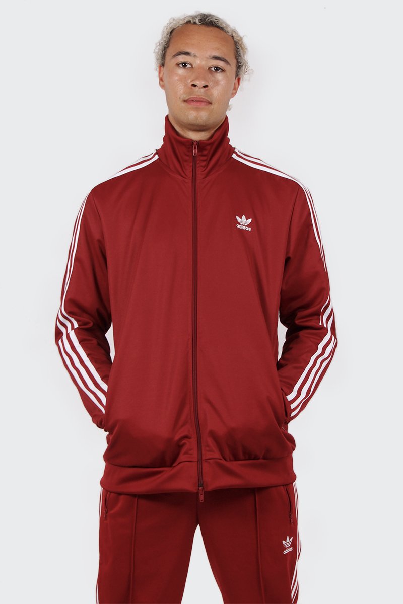 Adidas Originals Beckenbauer Track Jacket - Rust red | Garmentory