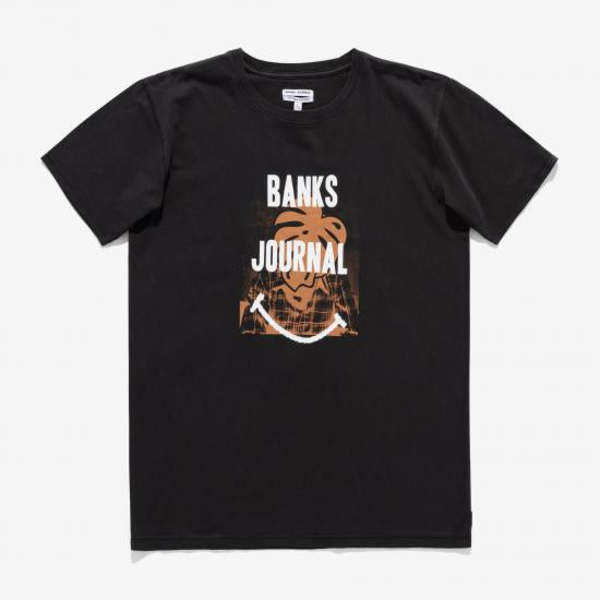 Banks Journal Fronds Faded Tee - Dirty Black