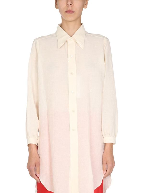 Maison Margiela OVERSIZE FIT SHIRT IVORY Garmentory
