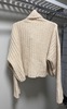 Lauren Manoogian Plush Ribbed Crop Turtleneck Sweater  - Thumbnail 5