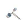 Skomer Studio Opal and Topaz Barbell Earring - Sterling Silver - Thumbnail 1