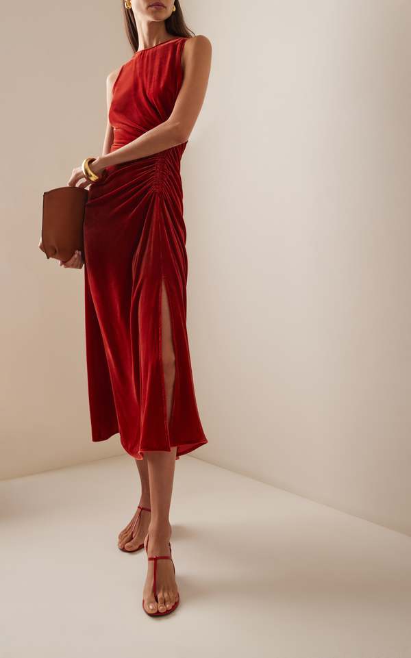 Ulla Johnson Cornelia Dress - Carnelian Red | Garmentory
