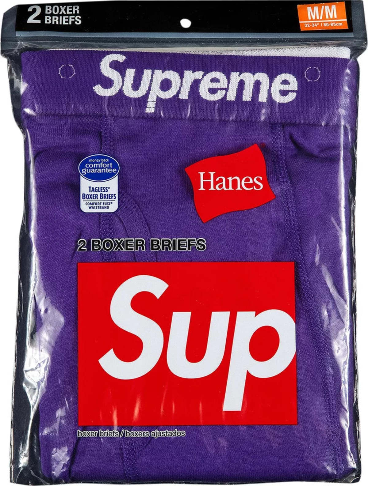 下着・アンダーウェア Supreme Hanes Boxer Briefs purple Supreme Hanes Boxer Briefs Purple - ENDANGERED LA