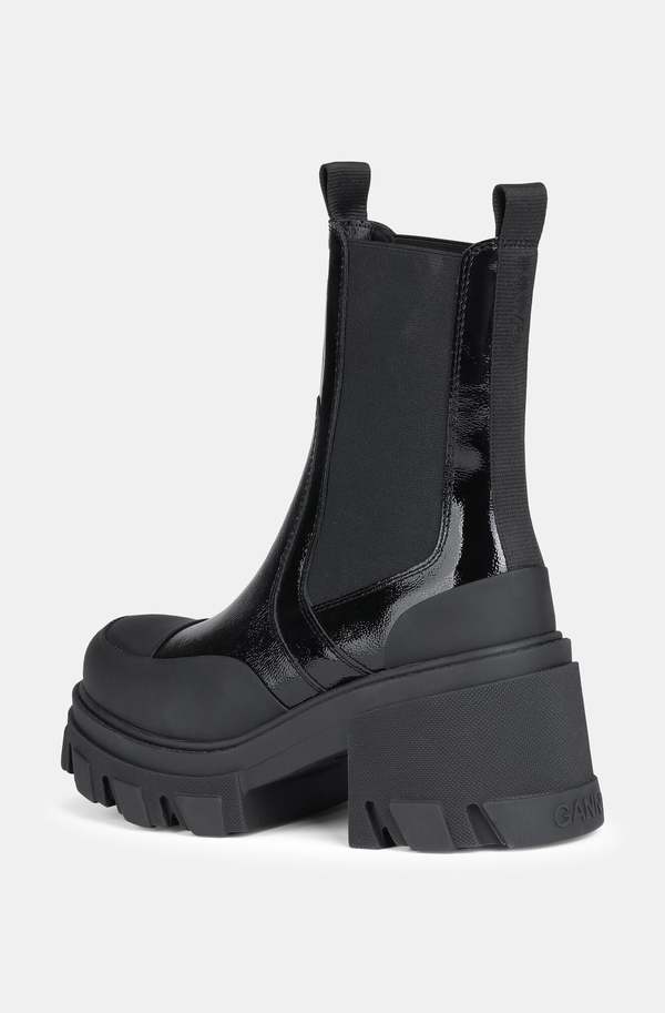 靴 GANNI / EVERYDAY MID CHELSEA BOOTS Black/Black Black Everyday Mid Chelsea Boots | GANNI US