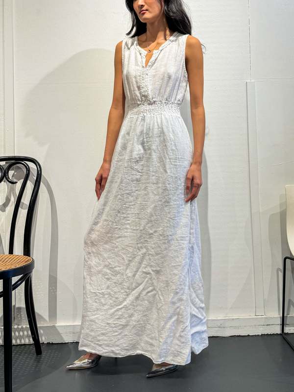 sachin and babi light blue dress Romantic Sleeveless V-Neck A Line Wedding Dress with Embroidery