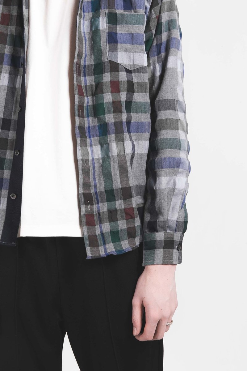 【SCENERITY】Sucker check shirt Sacai Sucker Check Shirt | Garmentory