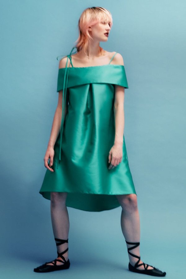 mint green calvin klein dress Mint Velvet Green Beige Blend Halter Midi Dress | Size 02 | Green | Sleeveless