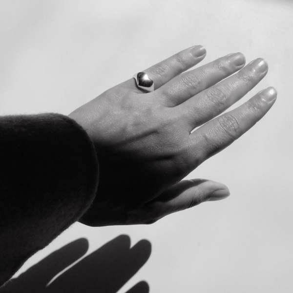 Annika Inez Heart Ring - Sterling Silver