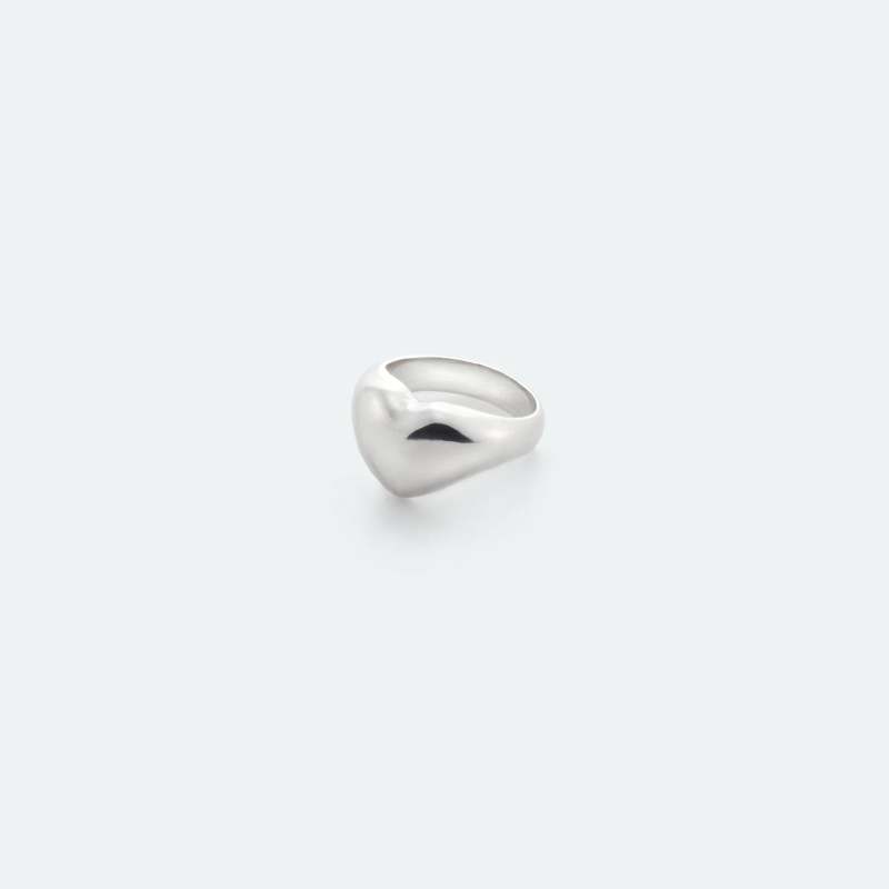 Annika Inez Heart Ring - Sterling Silver